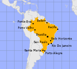 Notruf und Auslandsvertretungen für die Föderative Republik Brasilien