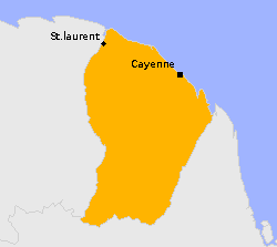 Departement Guayana (Französisch-Guayana - Übersee-Departement der Republik Frankreich)