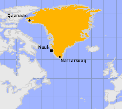 Notruf und Auslandsvertretungen für Grönland (autonomer Teil des Königreichs Dänemark)