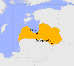 Notruf und Auslandsvertretungen für die Republik Lettland
