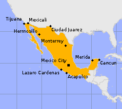 Versicherungsschutz für die Vereinigten Mexikanischen Staaten – Mexiko