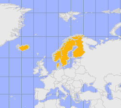 Länder in Nordeuropa