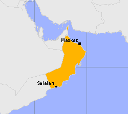 Notruf und Auslandsvertretungen für das Sultanat Oman