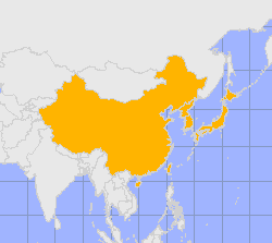 Asien – Länder in Ostasien