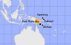 Notruf und Auslandsvertretungen für den Unabhängigen Staat Papua-Neuguinea