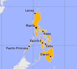 Notruf und Auslandsvertretungen für die Republik der Philippinen
