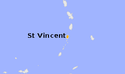 Notruf und Auslandsvertretungen für Saint Vincent und die Grenadinen