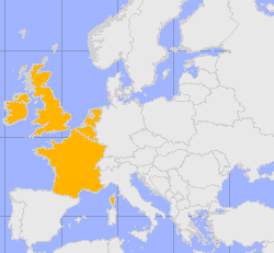 Länder in Westeuropa