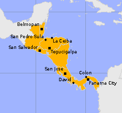 Nordamerika – Länder in Zentralamerika