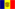 Flagge vom Fürstentum Andorra