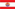 Flagge von Französisch-Polynesien (Überseegebiet der Republik Frankreich)